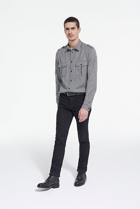 CHEMISE MANCHES LONGUES BLACK WHITE 3