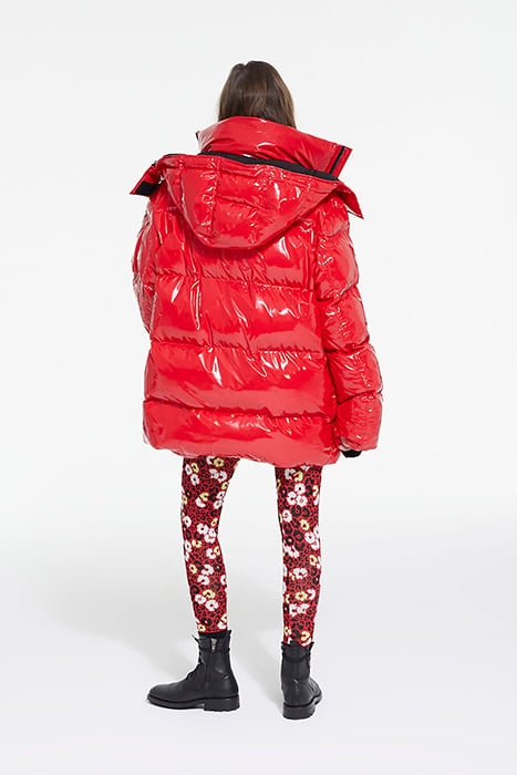 OVERSIZE DOWN JACKET RED 4