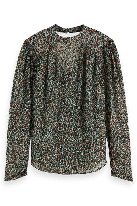 MOCK NECK TOP WITH OPEN BACK DETAIL CREATURES OF THE NIGHT F 4