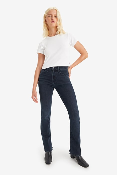 725 FLARED JEANS NAVY 5