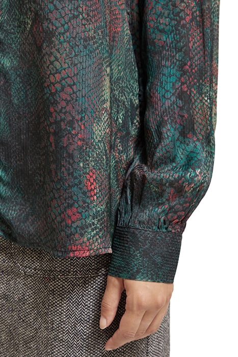 SHIRT WITH TIE NECK SNAKE 7