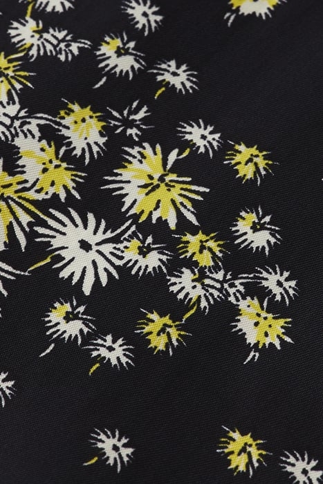 PRINTED DRAPEY BLAZER DANDELION BLACK 7