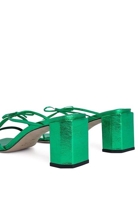 JUNE CLOVER GREEN METALLIC LEATHER 4