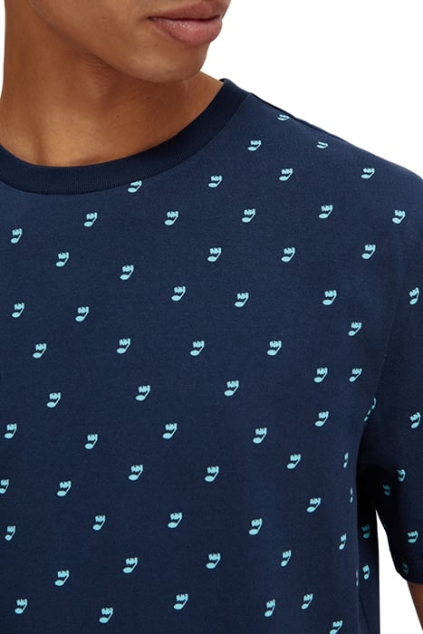 MUSICAL NOTE AOP T-SHIRT STEEL 6