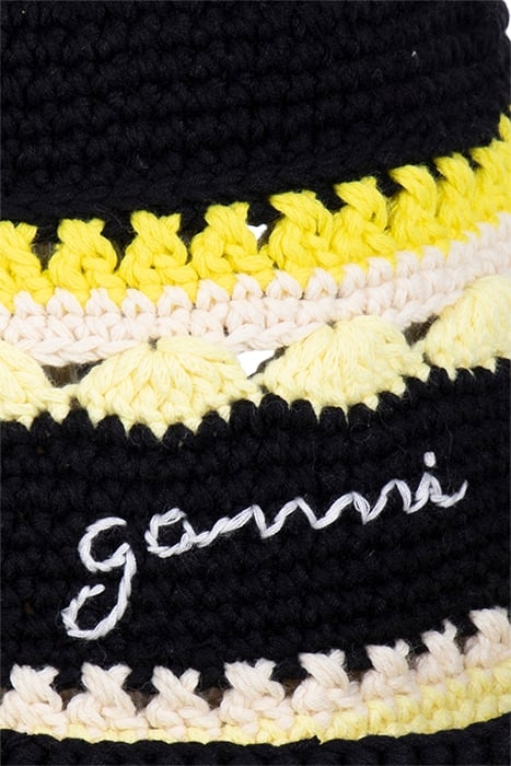 COTTON CROCHET BUCKET HAT GOLDEN KIWI 3