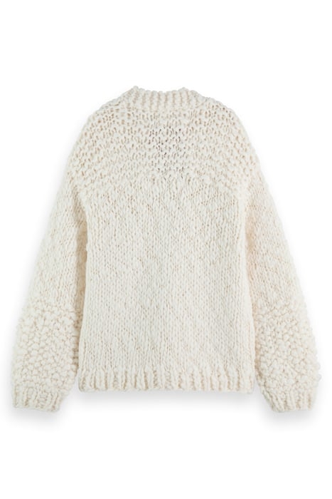 HAND KNIT CARDIGAN SOFT ICE 5