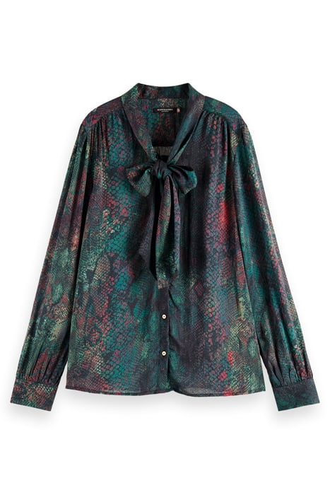 SHIRT WITH TIE NECK SNAKE 4