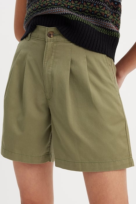 PLEATED SHORT GREEN 6
