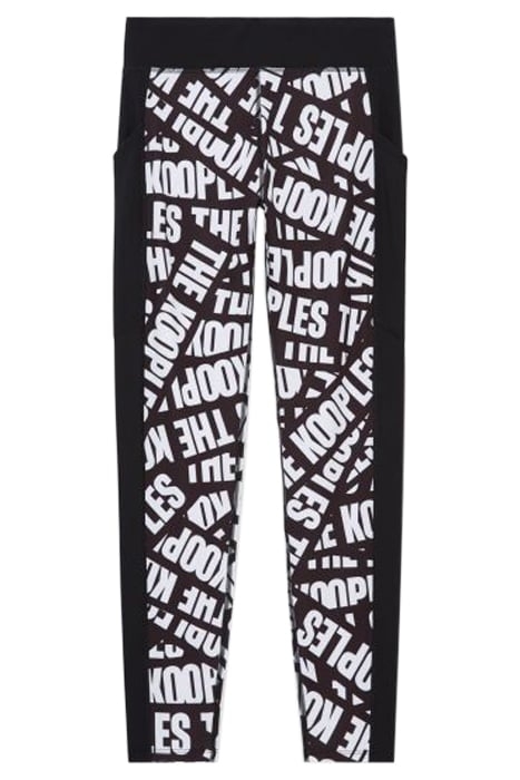 JOGGING BANDE LOGO BLACK / WHITE 3