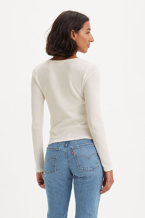 DRY LONG-SLEEVED TOP ECRU 2