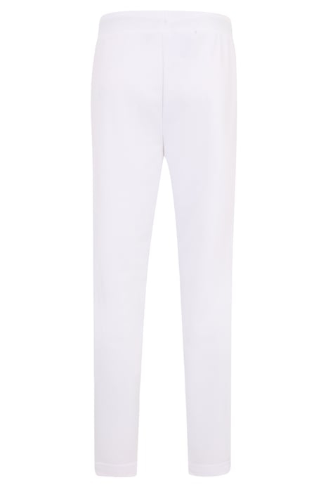 CIGARETTE FIT SWEATPANTS WHITE 5