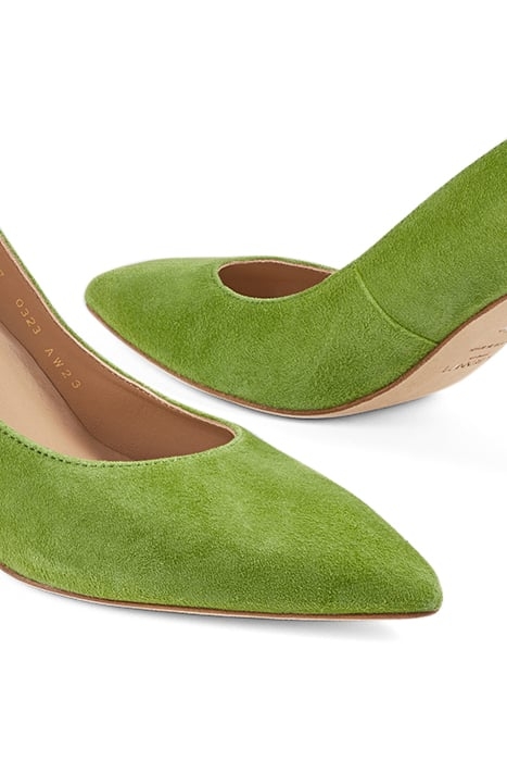 FLORET POINTED COURT HEEL GREEN 4