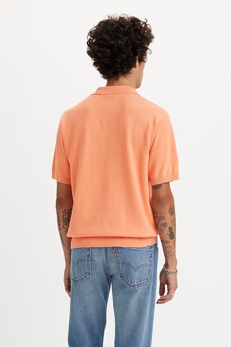 SWEATER POLO SHIRT ORANGE 2