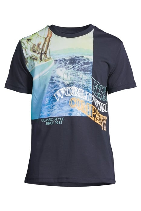 SS CN GUESS BOAT TEE SMART BLUE 3