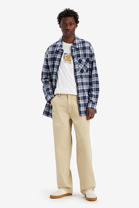 SILVERTAB RELAXED JEANS BEIGE 1