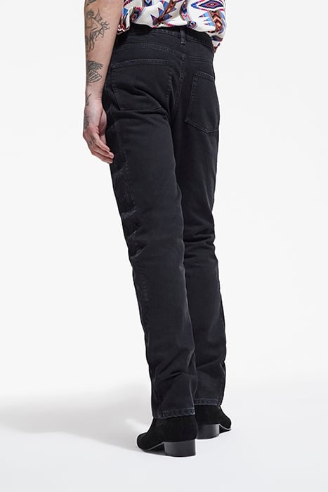 JEAN STRAIGHT NOIR DELAVE BLACK WASHED 2