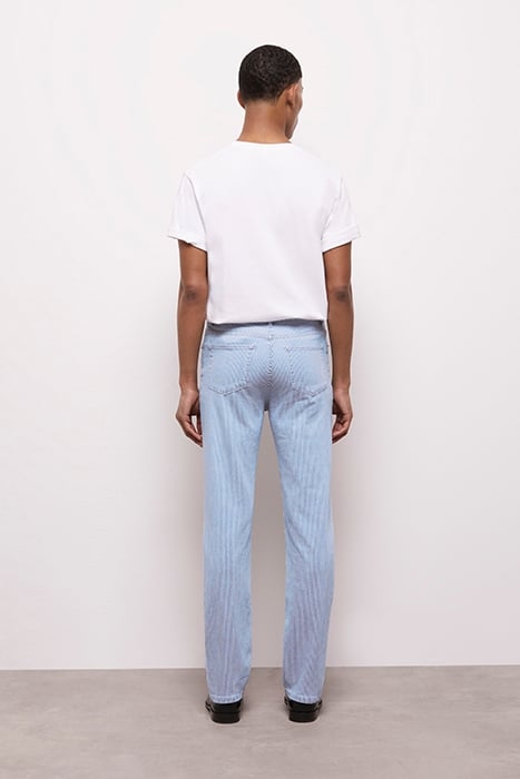 JEAN RAYÉ BLEU COUPE DROITE BLUE DENIM 2