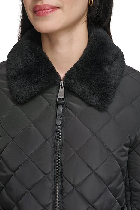 ZIPFRONT W/FF COLLAR BLACK 5