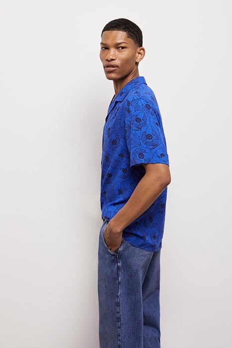 CHEMISE A MANCHES COURTES BLUE 5