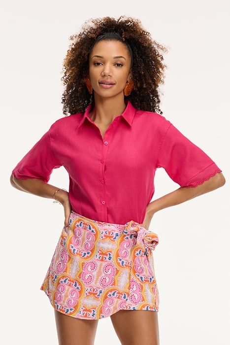 LADIES EMILY BLOUSE PARROT PINK 7