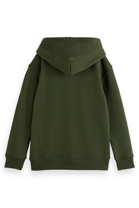 BOYS RELAXED FIT ZIP-THROUGH HOODIE IN ORGANIC COTTON FOREST 5