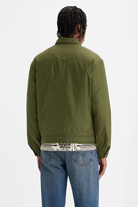 RELAXED JEANS LIGHT JACKET GREEN 2