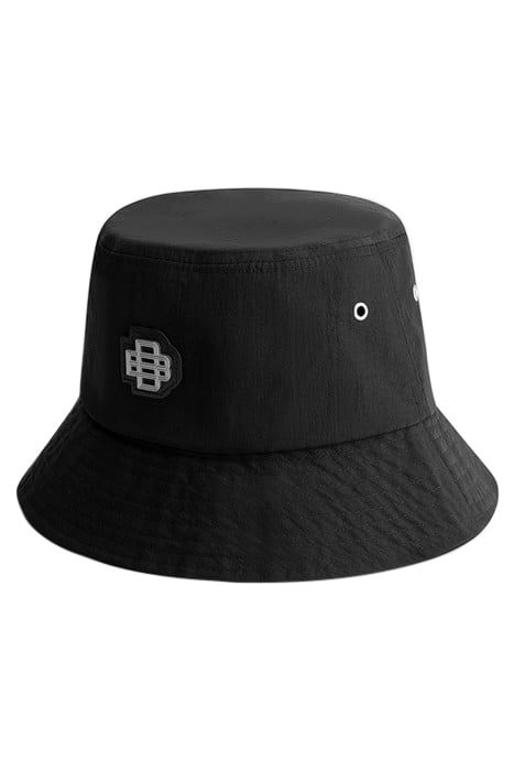 MONOGRAM BUCKET HAT BLACK 1