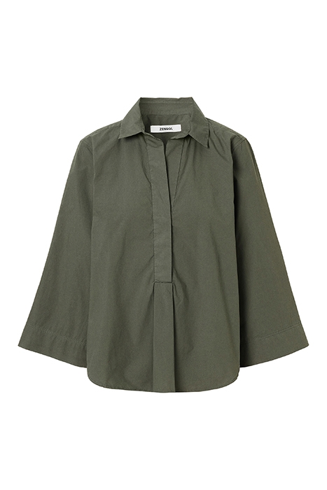 COTTON POPLIN SHIRT WHITE 3