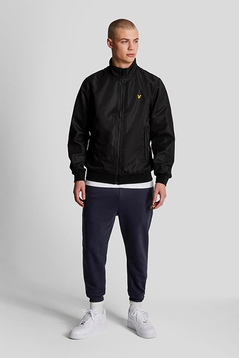 MESH BACKED FUNNEL NECK JACKET JET BLACK 3