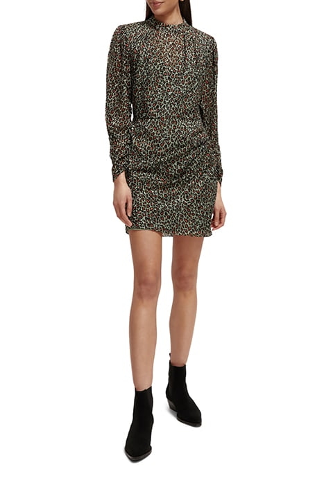 MOCK NECK MINI DRESS WITH OPEN BACK DETAIL CREATURES OF THE 2