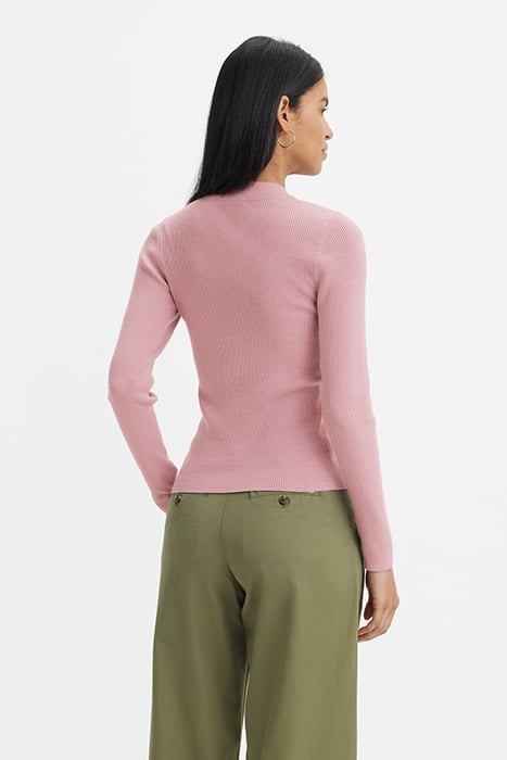 RIB SWEATER PINK 2