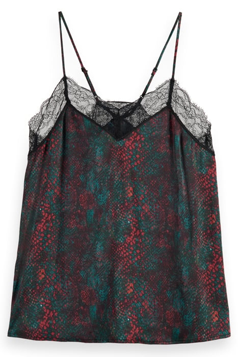 CAMISOLE WITH LACE TRIM SNAKE 4