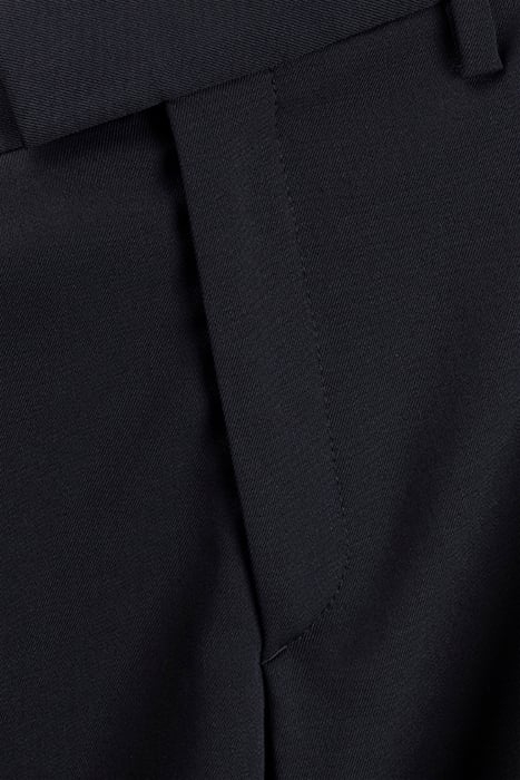 CROPPED KICK FLARE TROUSERS BLACK 3