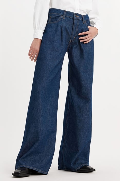 BAGGY FLARED JEANS BLUE 1