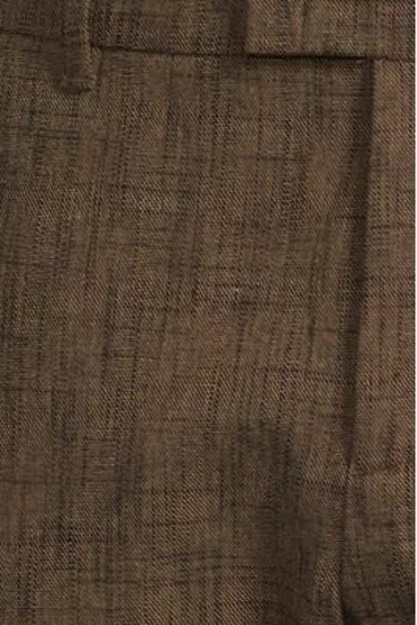 SLIM FIT PANTS WITH WELT HIP POCKET AND NUTMEG 5