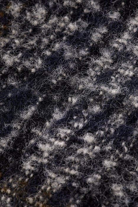 DOUBLE BREASTED COAT IN A BLUE CHECK NIGHT 8