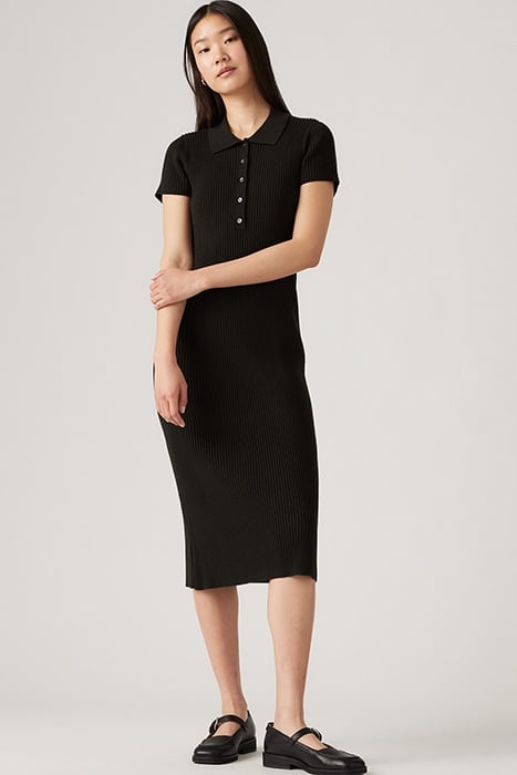 BLOSSOM MINI DRESS BLACK 4