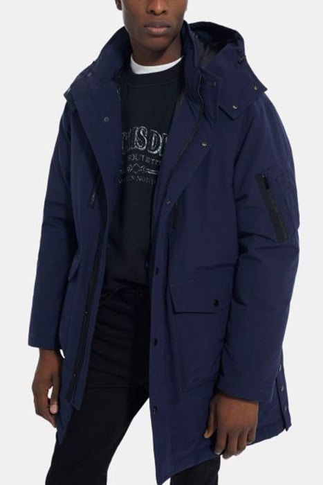 PARKA MI-LONGUE MULTIPOCHE NAVY 1