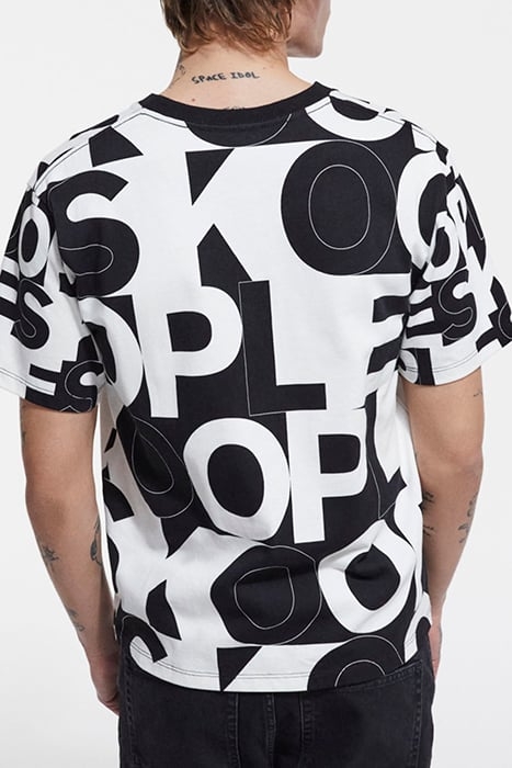 T SHIRT MONOGRAMME BLACK / WHITE 5