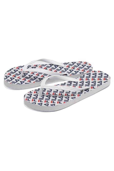 TROY LOGO SLIPPER WMN WHITE 2