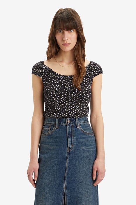 LUCILLE BLOUSE BLACK 1