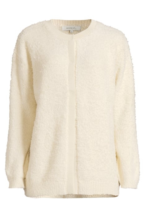 CARDIGAN LONG SLEEVES 21001803 ALMOND WHITE 3