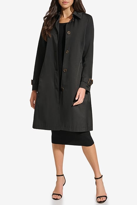 BTTNDOWN W/BLT TRNCH BLACK 4