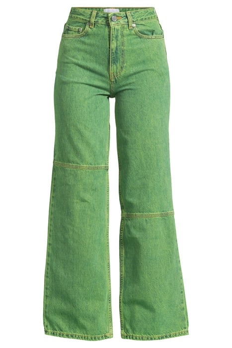OVERDYED BLEACH DENIM MAGNY LIME PUNCH 3