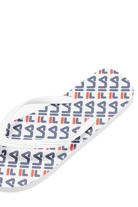 TROY LOGO SLIPPER WMN WHITE 7