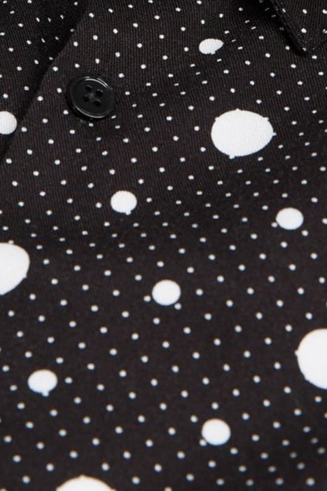 CHEMISE MANCHE LONGUE HOMME POLKA DOTS BLACK-ECRU 4