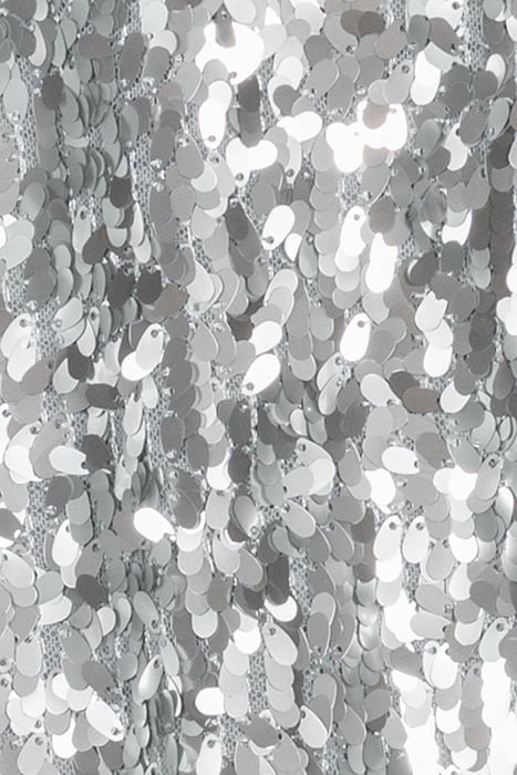 SEQUIN MINI DRESS THE MACRO SILVER SEQUINS 6