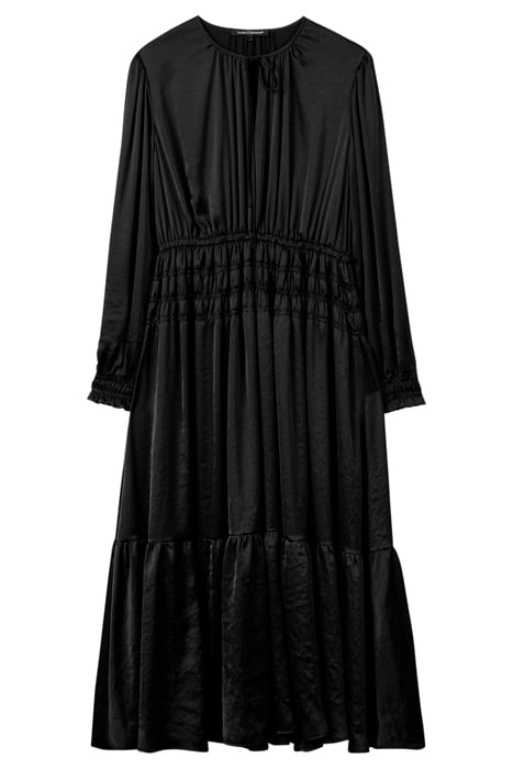 FLOUNCE DRESS BLACK 1