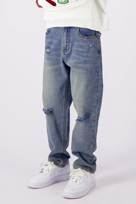 STRAIGHT FIT DENIM BLUE 1