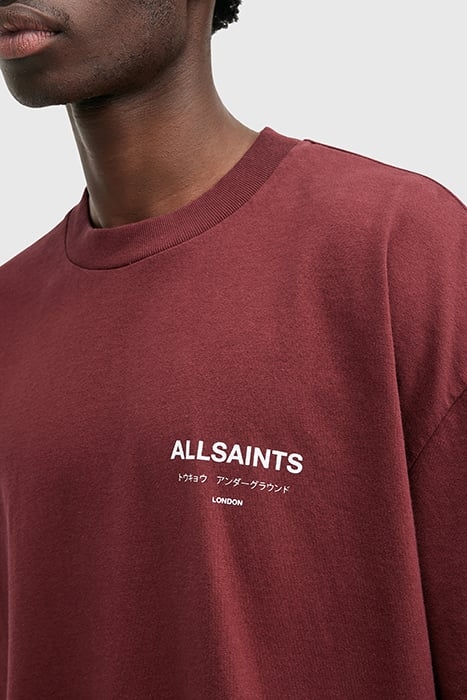 UNDERGROUND SS CREW WINEHOUSE RED 6